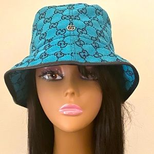 Gucci Blue GG Bucket hat
